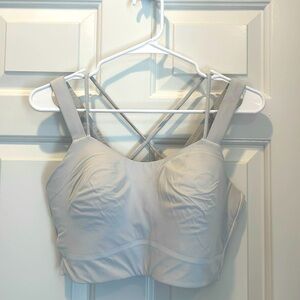 Lululemon Like a Cloud Longline Bra D/DD Cup in White size 10